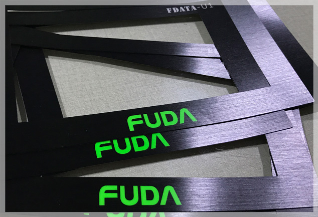 Brushed Polycarbonate Stickers