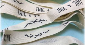 Custom Printed Cotton Ribbon