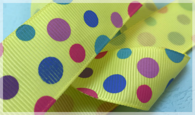 Custom Printed Grosgrain Ribbon