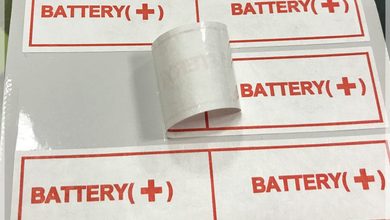 custom printed self adhesive tyvek labels
