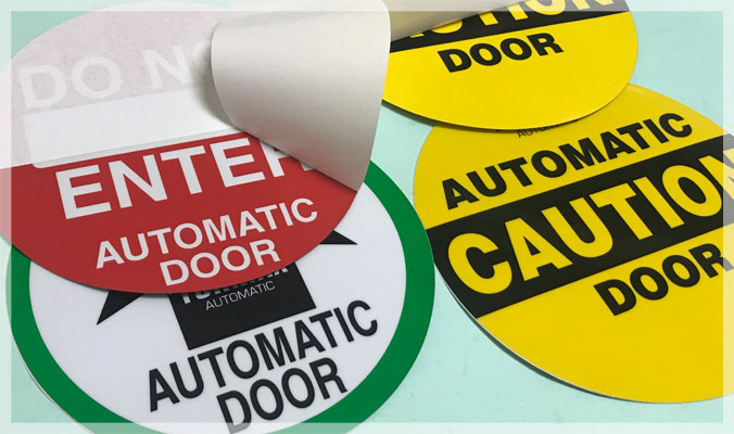 Double Sided Door Stickers