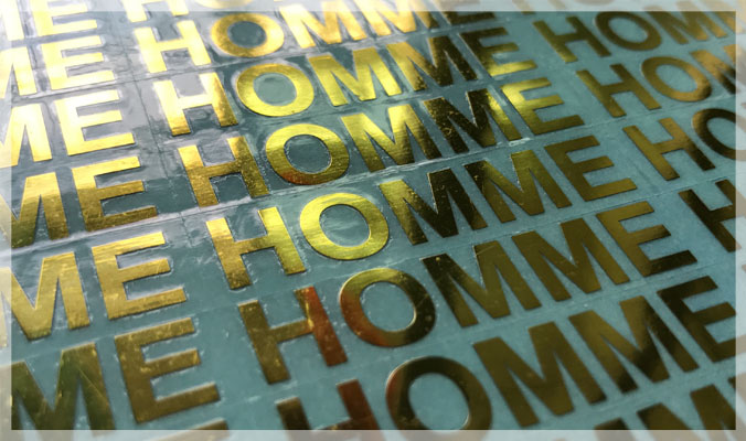 Gold Color Electroformed Foil Stickers