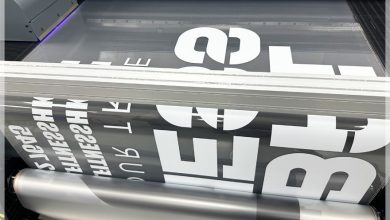 large format transparent decals printing