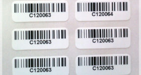 Serial Number Stickers