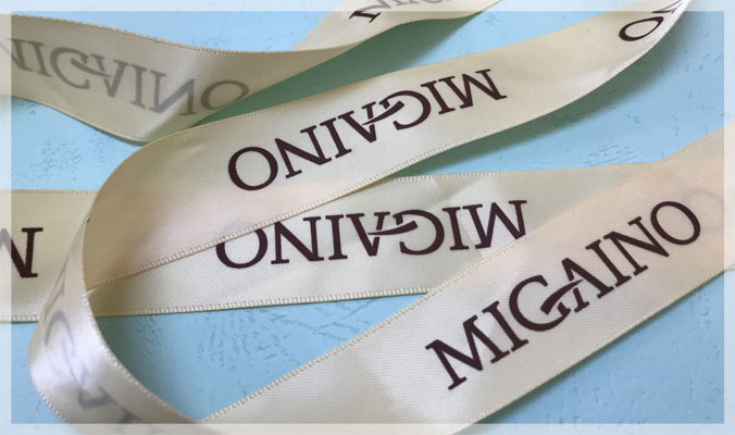 Personalized Screen Printed Satin Ribbons