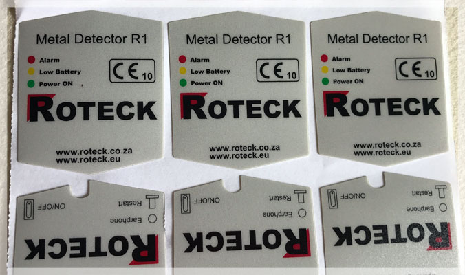 Screen Printed Textured PVC Vinyl Stickers