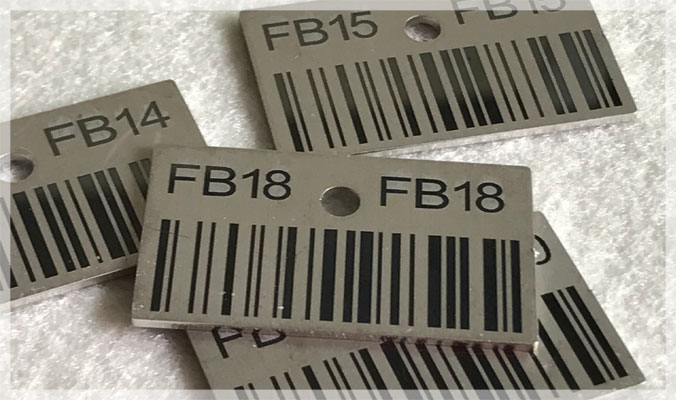 Stainless Steel Serial Number Tag