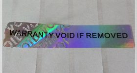 Warranty Void if Removed Stickers